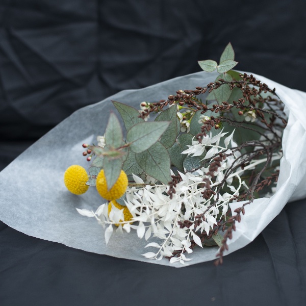 Driedflower-Strauß Gelb Bild 2